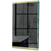 Specchio LED Verticale | Pulsante touch | Luce bianca calda - Reyze Serie Edge Modello 8